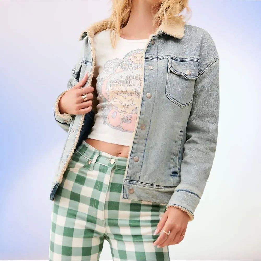 NWT FAHERTY Riverlands Sherpa Denim Jacket S